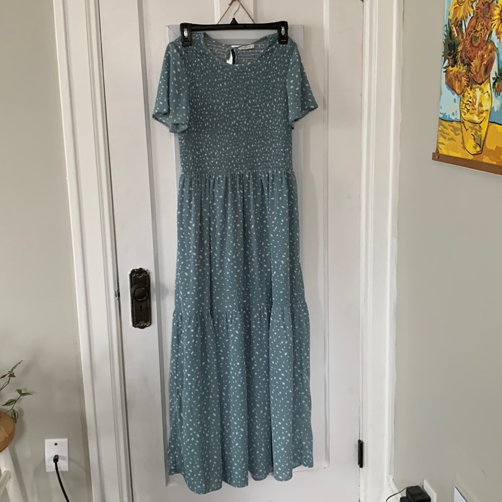 Roolee Boutique smocked maxi dress